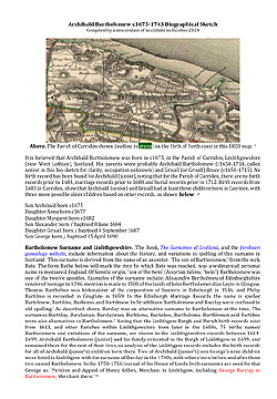 Link to PDF: Biographical sketch of Archibald Bartholomew