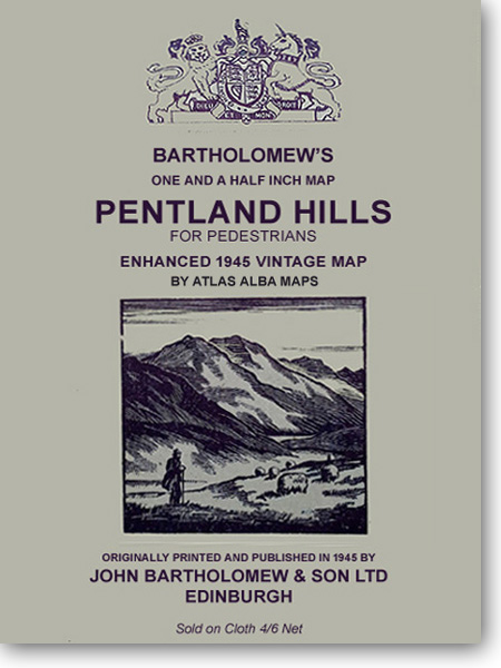 Image of map tube label, based on the original 1945 cover