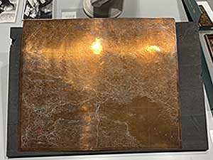 Archive image of copper plate