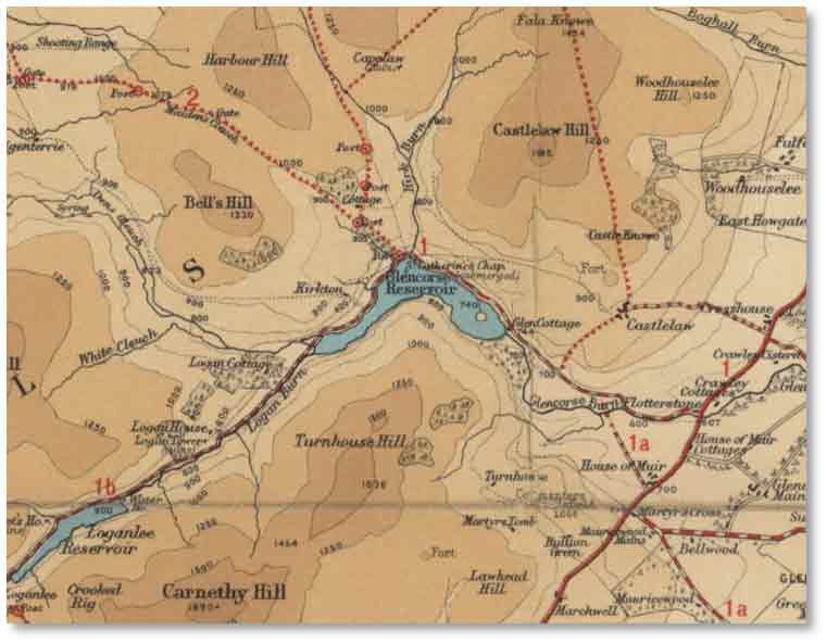 Gall & Inglis, Pedestrian’s Map of the Pentland Hills